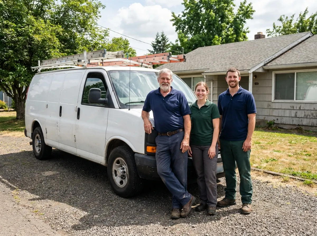 The Fernline Gutter Cleaning team, gutter cleaning in Salem, OR